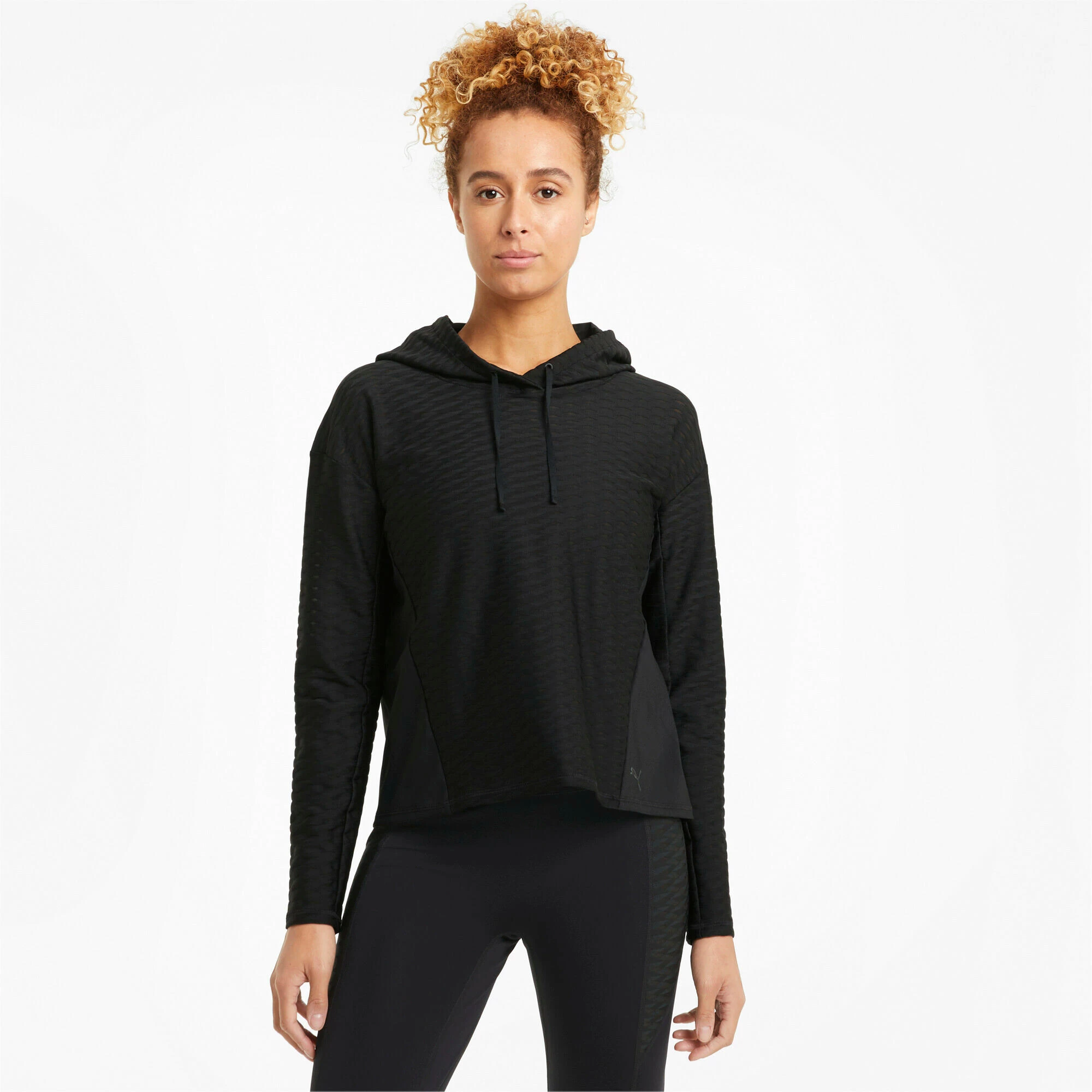 Puma Flawless Womens Overhead Training Hoodie Black 3 Puma Flawless Womens Overhead Training Hoodie Black - Image 3
