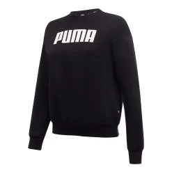 PUMA Womens Essentials Full Length Crew Neck Sweatshirt