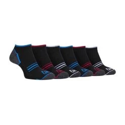 6 Pairs Mens Breathable Cushioned Sole Running Low Cut Trainer Socks