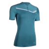 WOMEN'S TRAIL RUNNING SHORT-SLEEVED ZIP T-SHIRT