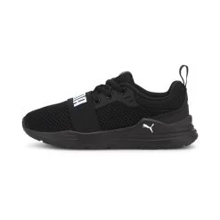 PUMA Unisex Wired Run Trainers Running Shoes - Black