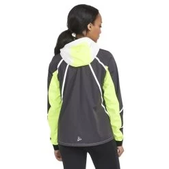 Craft Pro Hydro Lumen 2 Womens Running Jacket Grey/Black/Lime -Running equipment k19b755efdb143fe971726189d8fba315
