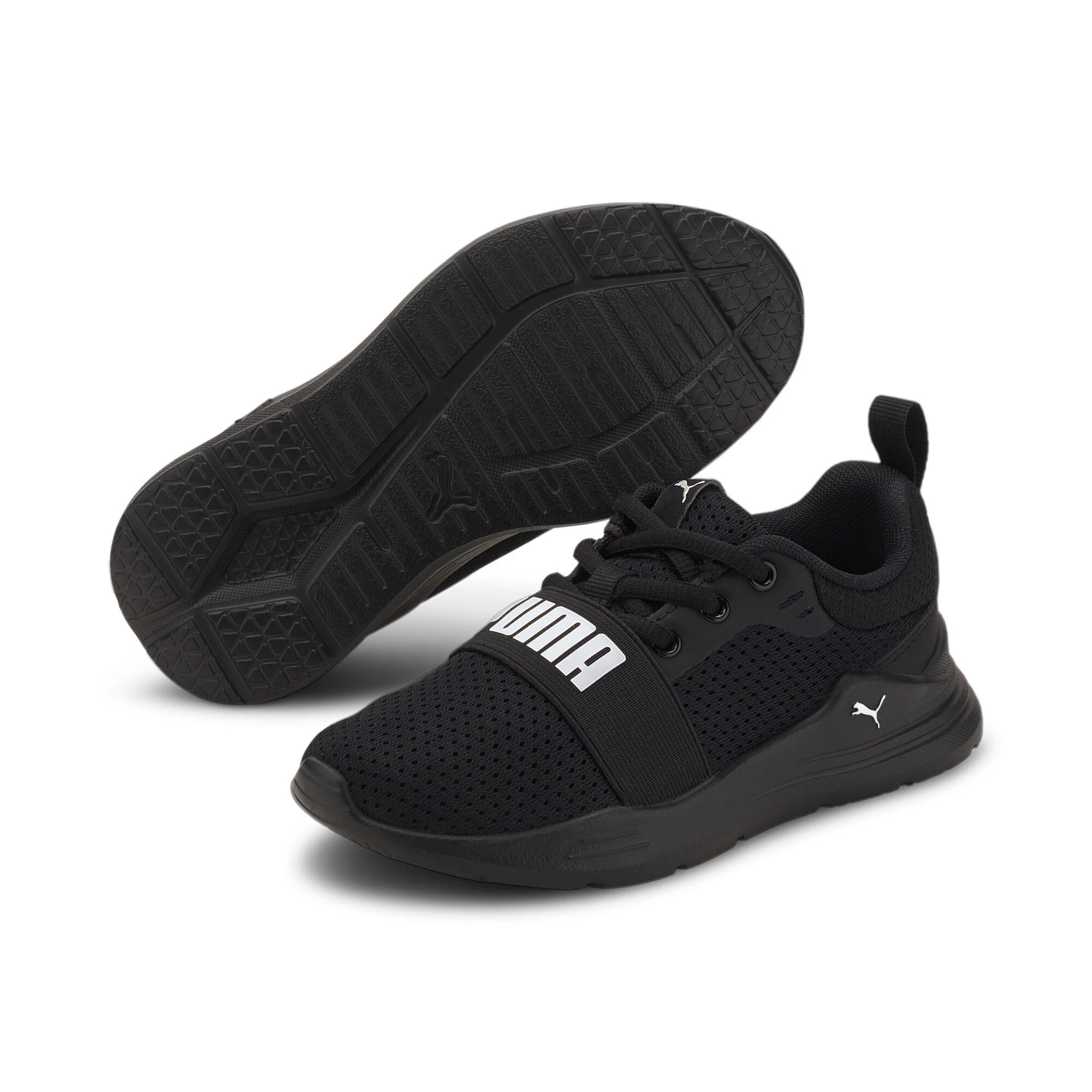 PUMA Unisex Wired Run Trainers Running Shoes - Black 2 PUMA Unisex Wired Run Trainers Running Shoes - Black - Image 2