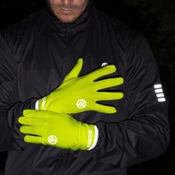 Proviz Classic Touch Screen Reflective Breathable Lightweight Running Gloves -Running equipment k23a4a320d9e6bb82d498b1d045b62e25
