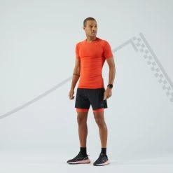 Kiprun Men's Running 2-in-1 Tight Shorts -Running equipment k244d9227014384287a8f9406529c641a