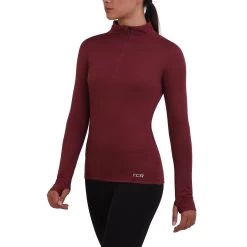 Women’s Cloud Fleece ¼ Zip Top With Zip Pocket -Running equipment k2644c2b423f5aa3d9a7cfe18f6c7a59c