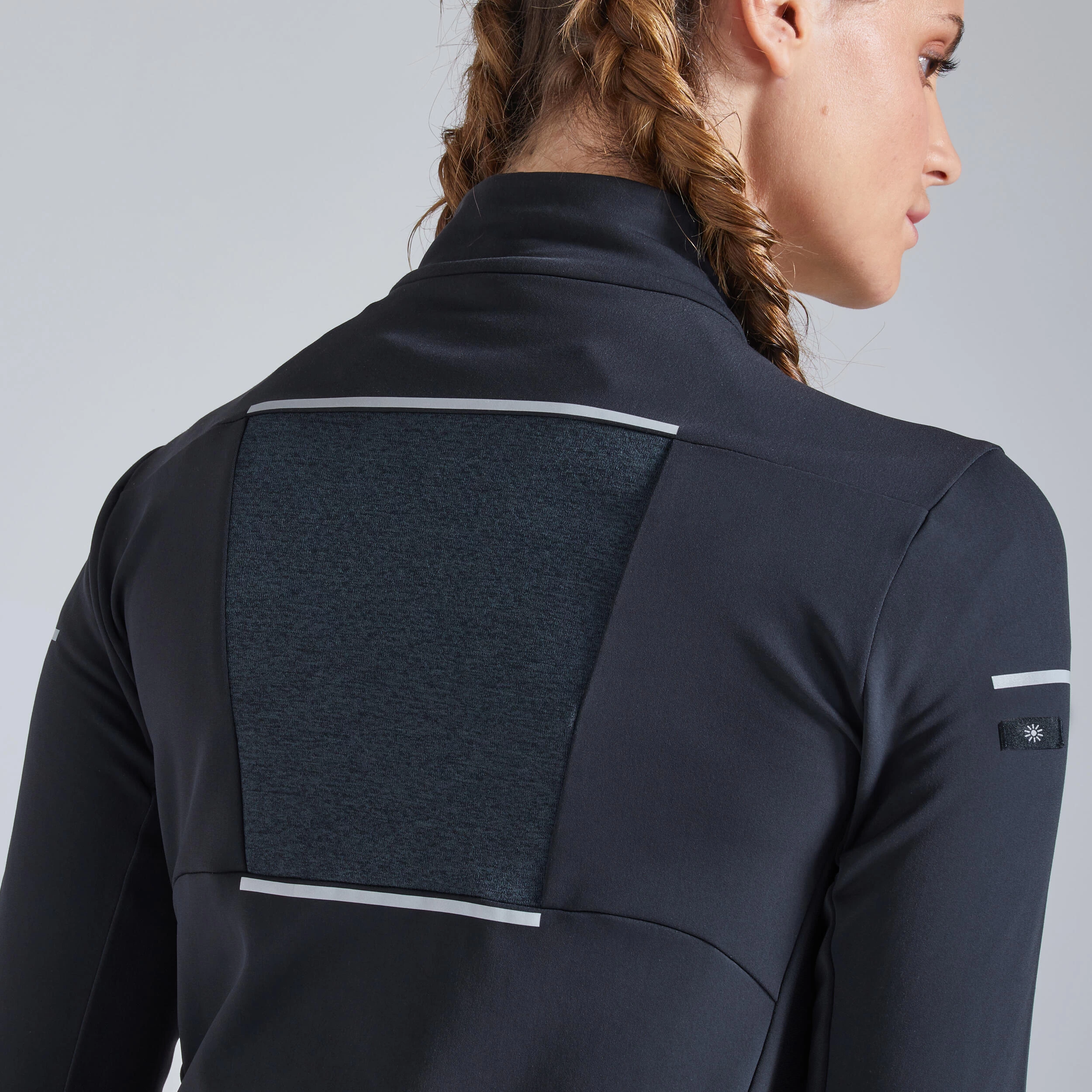 KIPRUN WARM WOMEN'S WINTER RUNNING JACKET BLACK 4 KIPRUN WARM WOMEN'S WINTER RUNNING JACKET BLACK - Image 4