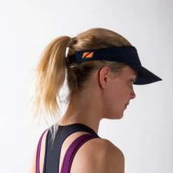 Zone3 Lightweight Race Visor For Training And Racing NAVY/BLUE MARL/REFLECTIVE ORANGE -Running equipment k287776a376e7f231f6634eb3d3386234