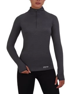 Women’s Cloud Fleece ¼ Zip Top With Zip Pocket -Running equipment k2ad15b1acbb892410e872e1b3920446e
