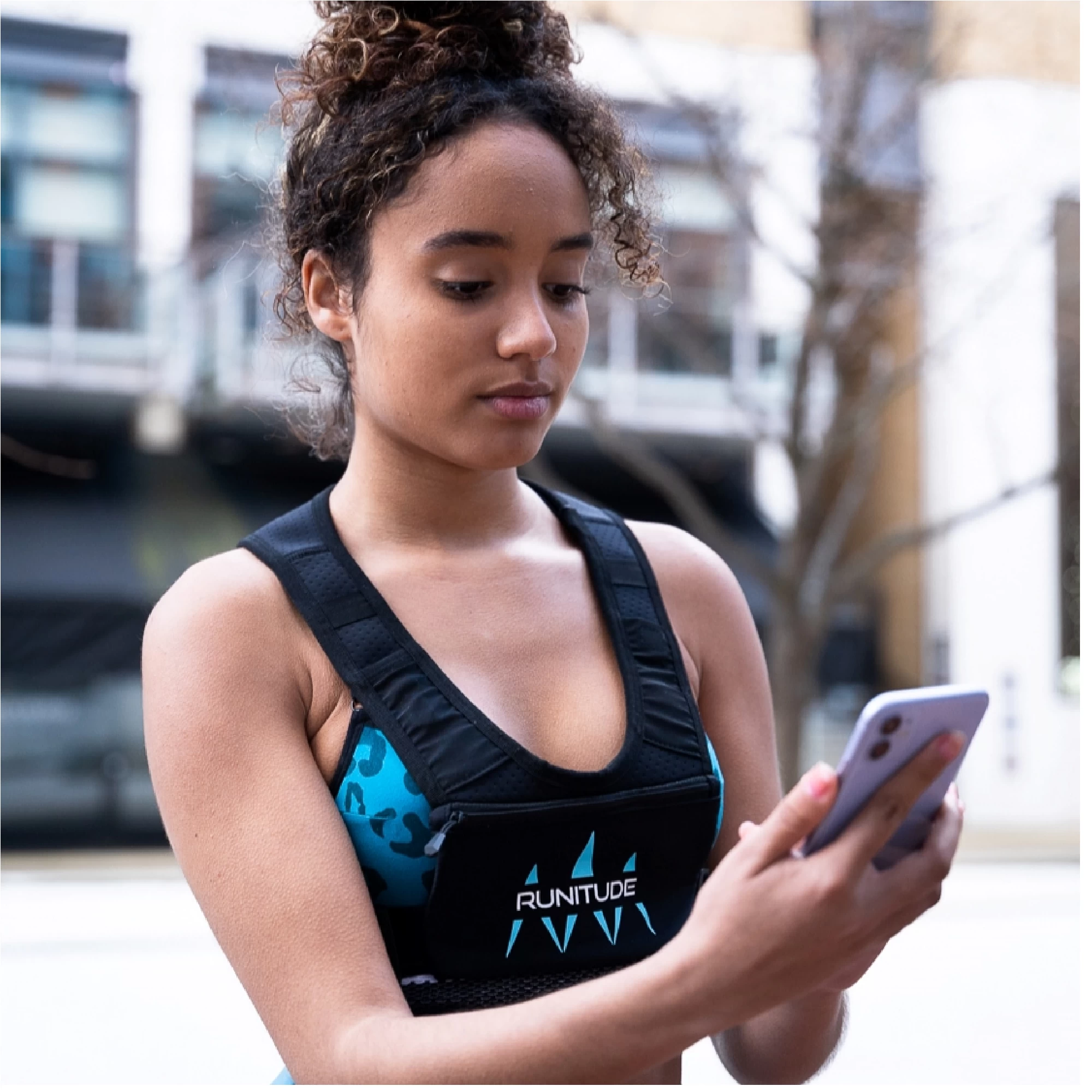 Runitude Running Vest Phone Holder 2 Runitude Running Vest Phone Holder - Image 2
