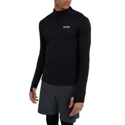 Men's Cloud Fleece 1/4 Zip Top With Zip Pocket -Running equipment k32e8fb7e656909e114b6629da7fd48b0