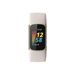 FITBIT Sport / Well-Being Smart Tracker Charge 5 - White / Gold -Running equipment k3448eadff6b8795ded49859eb3c04e68