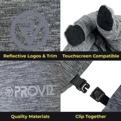 Proviz Classic Touch Screen Reflective Breathable Lightweight Running Gloves -Running equipment k3557baf40107ab8876e9372ce0b5c5bb