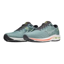 Mizuno Mens Wave Inspire 18 Running Shoes SmokeB/White/NeonFlame -Running equipment k3c0aa66b33b3fcc8becf56ed3e79e102