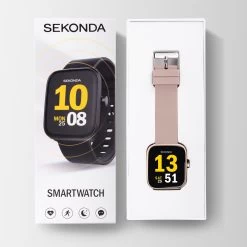 Sekonda Motion Pink Silicone Strap Smart Watch With Rose Gold Case -Running equipment k40bddbe50cbd0b3ac41cafe2df86f274