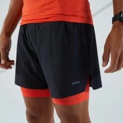 Kiprun Men's Running 2-in-1 Tight Shorts -Running equipment k42f16999dafb65731a05aa089e77b25c