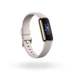 Connected Sport/Health Wristband Fitbit Luxe - Gold/White
