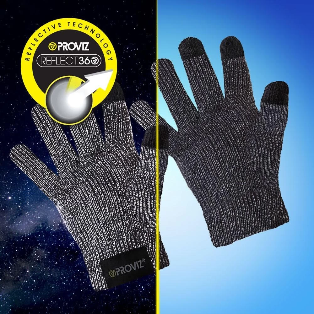 Proviz REFLECT360 Reflective Explorer Hi Visibility Warm Knitt Children's Gloves 3 Proviz REFLECT360 Reflective Explorer Hi Visibility Warm Knitt Children's Gloves - Image 3