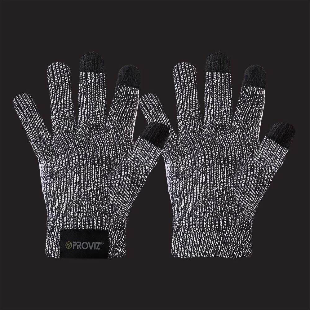Proviz REFLECT360 Reflective Explorer Hi Visibility Warm Knitt Children's Gloves 2 Proviz REFLECT360 Reflective Explorer Hi Visibility Warm Knitt Children's Gloves - Image 2