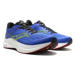 Saucony Mens Tempus Running Shoes Blue Raz/Acid -Running equipment k49b694f895bd617a12465ded39bf1b7a