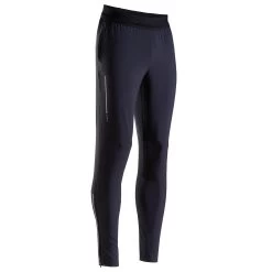 KIPRUN FITTED MEN'S RUNNING TROUSERS LIGHT BLACK -Running equipment k4de76575bbb74e4e162d94bf93c49976