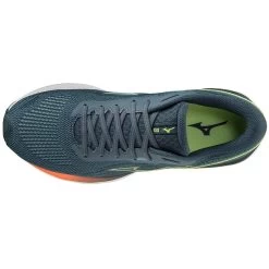 Mizuno Mens Wave Skyrise 3 Running Shoes SmokeB/NLime/NeonFlame -Running equipment k52a53b1b7e5c94027419e122ef53040c