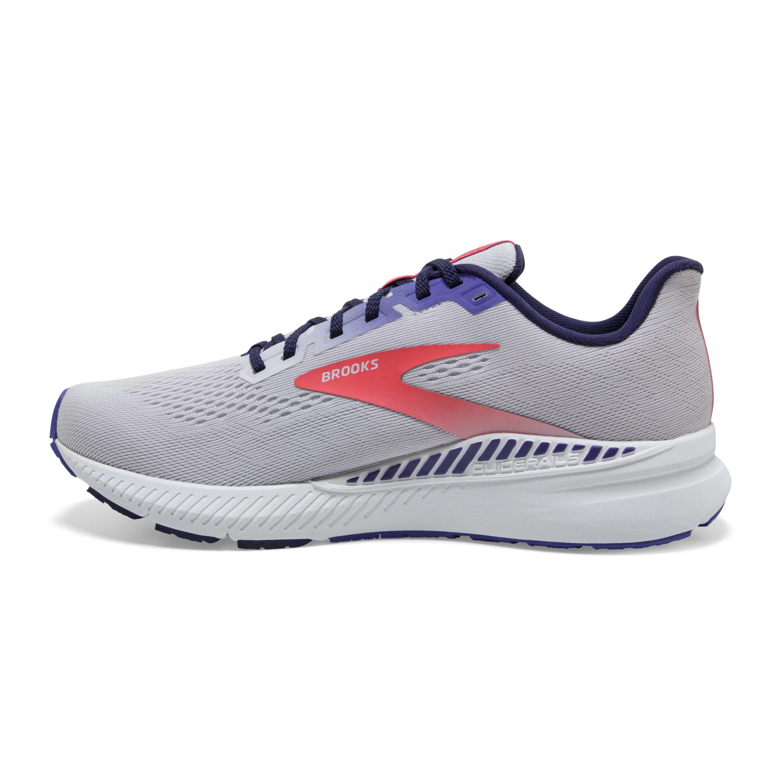 Brooks Launch Gts 8 Womens Shoe 520 Lavender/Astral/Coral 2 Brooks Launch Gts 8 Womens Shoe 520 Lavender/Astral/Coral - Image 2