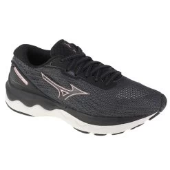 Mizuno Wave Skyrise 3, Womens, Running, Running Shoes, Black