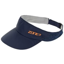 Zone3 Lightweight Race Visor For Training And Racing NAVY/BLUE MARL/REFLECTIVE ORANGE