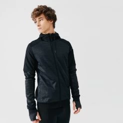 Kalenji Warm+ Men's Running Zipped Hoodie Sweatshirt
