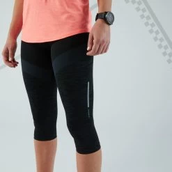 KIPRUN CARE Women's Seamless Cropped Running Bottoms -Running equipment k74722d603a2d347f1f5def177dbf7e51
