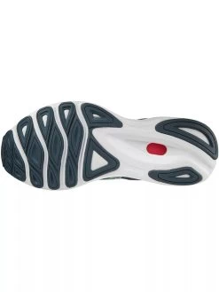 Mizuno Mens Wave Skyrise 3 Running Shoes SmokeB/NLime/NeonFlame -Running equipment k777803c50f13c361a407d224556650d3