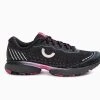 Saucony True Motion Womens Nevos Elements Running Shoes Black TM W 0104 1D