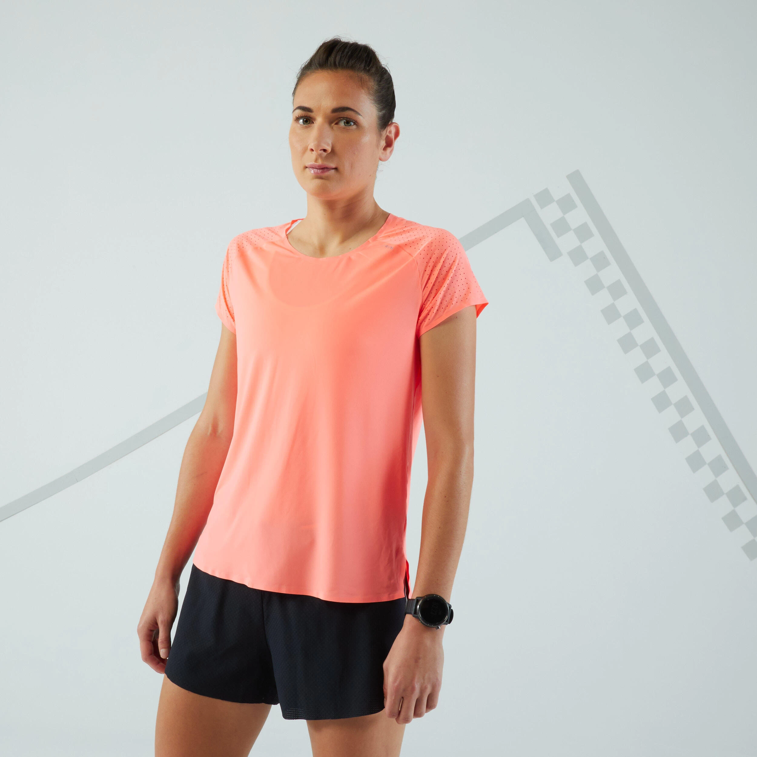 Women's Running T-Shirt - KIPRUN LIGHT 1 Women's Running T-Shirt - KIPRUN LIGHT