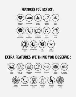 Sekonda Motion Black Silicone Strap Smart Watch With Gold Case -Running equipment k88272c8600a1187eccabcc4cdf740013 9