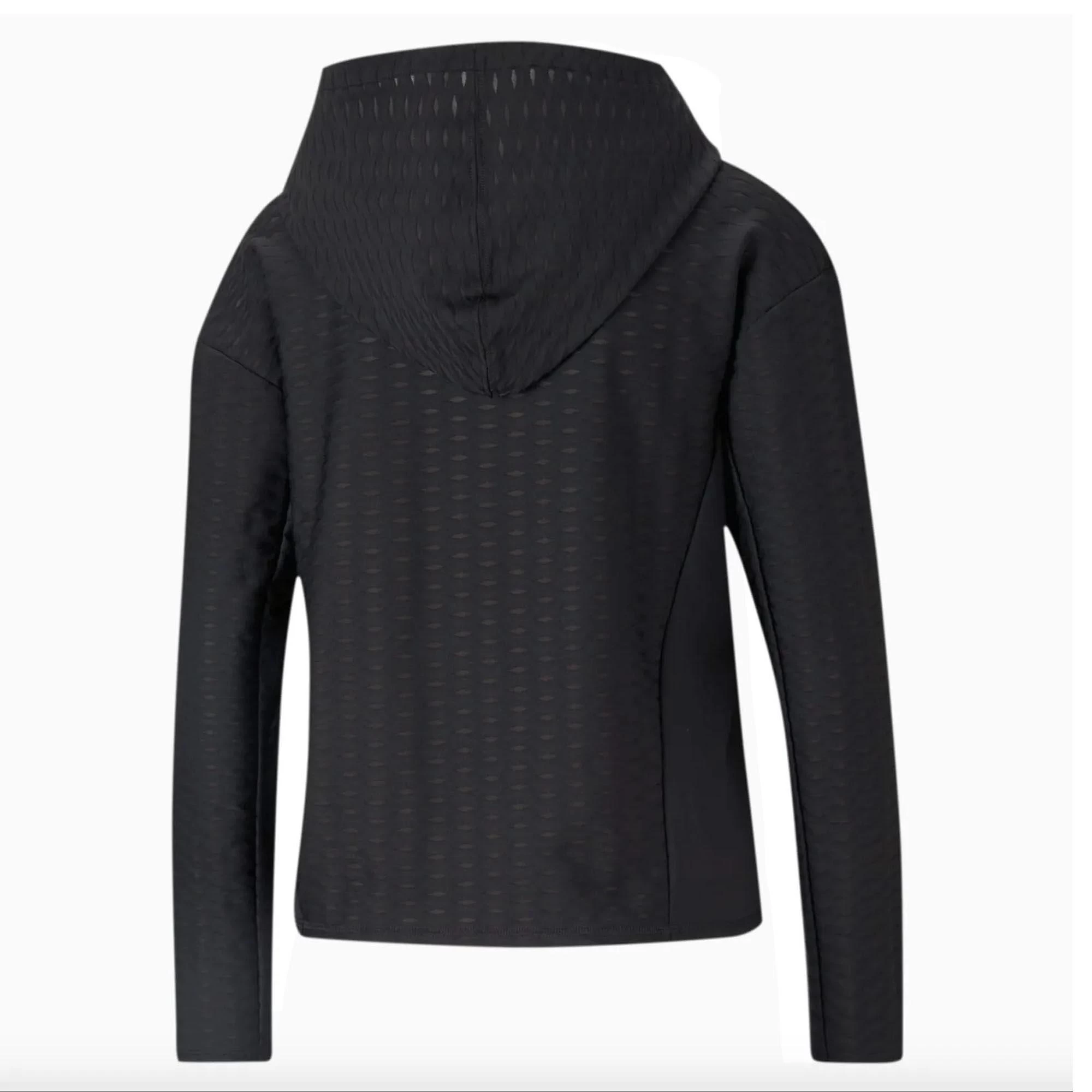 Puma Flawless Womens Overhead Training Hoodie Black 2 Puma Flawless Womens Overhead Training Hoodie Black - Image 2