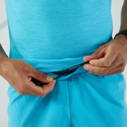 KIPRUN LIGHT MEN's RUNNING SHORTS LIGHT BLUE TURQUOISE -Running equipment k932e84f1954afe13ec6f9b4acf07f7df