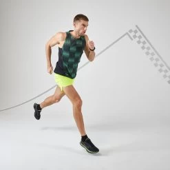 KIPRUN LIGHT MEN's RUNNING SHORTS LIGHT BLUE TURQUOISE -Running equipment kae18178c198424cce78624ae47fa322a