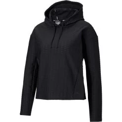 Puma Flawless Womens Overhead Training Hoodie Black