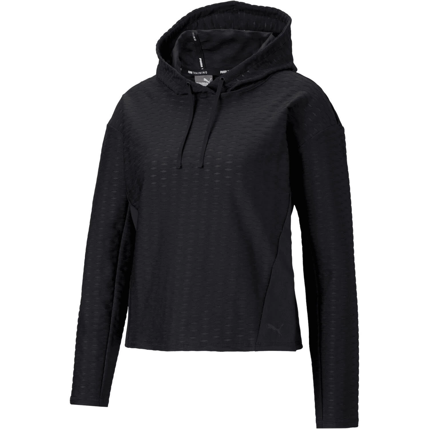 Puma Flawless Womens Overhead Training Hoodie Black 1 Puma Flawless Womens Overhead Training Hoodie Black