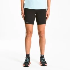 WOMEN'S TRAIL RUNNING EMBOSS TIGHT SHORTS -Running equipment kc648fafcd784e0b45724896e9d8b936f