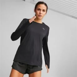 PUMA Womens Run Favourite Long Sleeve T