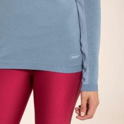 Women's Trail Running Seamless Long-Sleeved Jersey Comfort - Blue/lilac 9 Women's Trail Running Seamless Long-Sleeved Jersey Comfort - Blue/lilac -Running equipment kcb0c04064aeaf08c8e00a1d54446d35c