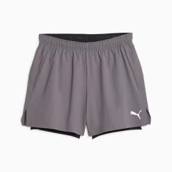PUMA Mens Ultraweave 2-in-1 Running Shorts - Cool Dark Gray -Running equipment kd3b49aeda8f2cebdcf04eb0db494a76c