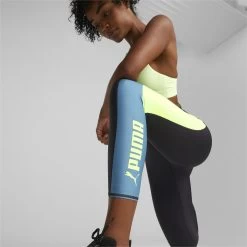 PUMA Womens PUMA FIT High Waist Training Leggings - Black -Running equipment kd5a568ad60d3326367cfdb7c620362d6