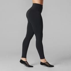 Fitness-Mad Womens/Ladies High Waist Leggings (Black) -Running equipment kd606fa3d91514531c7dec97a01a73d70