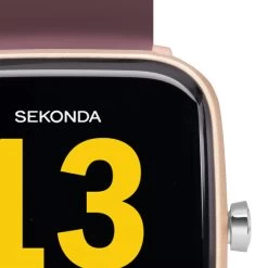 Sekonda Motion Black Silicone Strap Smart Watch With Gold Case -Running equipment kde493e207155d51210da9fe1bec1e4b1 1