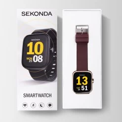 Sekonda Motion Black Silicone Strap Smart Watch With Gold Case -Running equipment ke52602d590447b5f33548de2ac09cf06