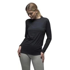 Ladies Fleece Lined Long Sleeve Thermal Top | Ultra Lightweight
