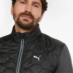 PUMA Mens Cloudspun WRMLBL Golf Jacket -Running equipment kf2ce4a496bf1c7f790bab459704a4c51
